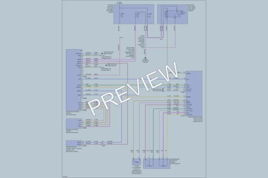 2012 Lincoln MKZ Transmission wiring diagram preview