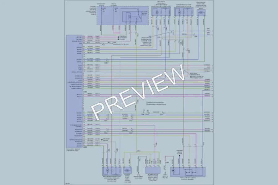 2012 Lincoln Navigator Air Conditioning wiring diagram preview