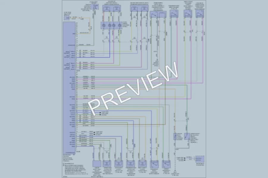 2012 Lincoln NavigatorL Supplemental Restraints wiring diagram preview