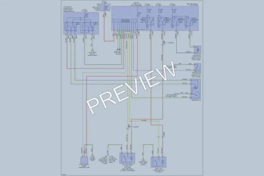 2012 MINI Cooper Wiper Washer wiring diagram preview