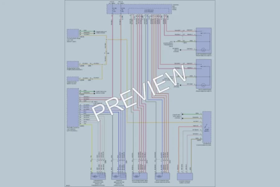 2012 MINI CooperClubman Power Windows wiring diagram preview