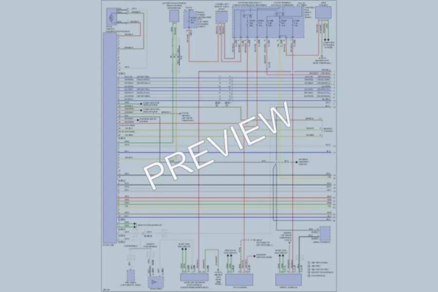 2012 MINI CooperCountryman Navigation wiring diagram preview