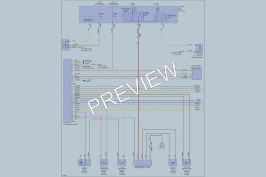 2012 MINI CooperCoupe Air Conditioning wiring diagram preview
