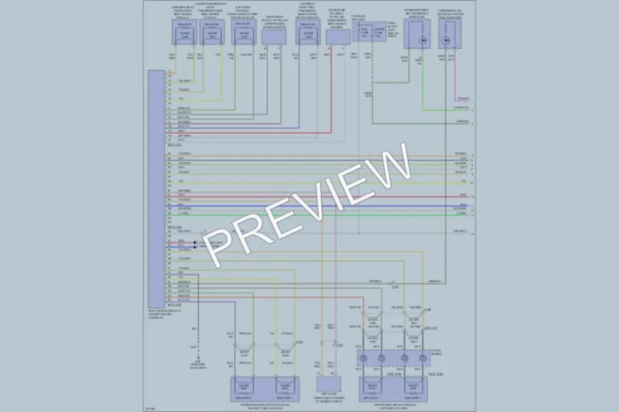 2012 Mazda 2 Supplemental Restraints wiring diagram preview