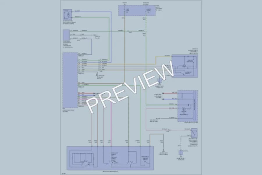 2012 Mazda 2 Wiper Washer wiring diagram preview