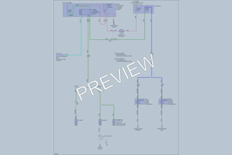 2012 Mazda 3 Defoggers wiring diagram preview