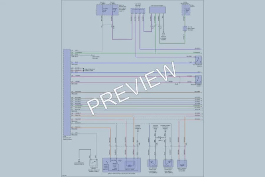 2012 Mazda 5 Anti Theft wiring diagram preview