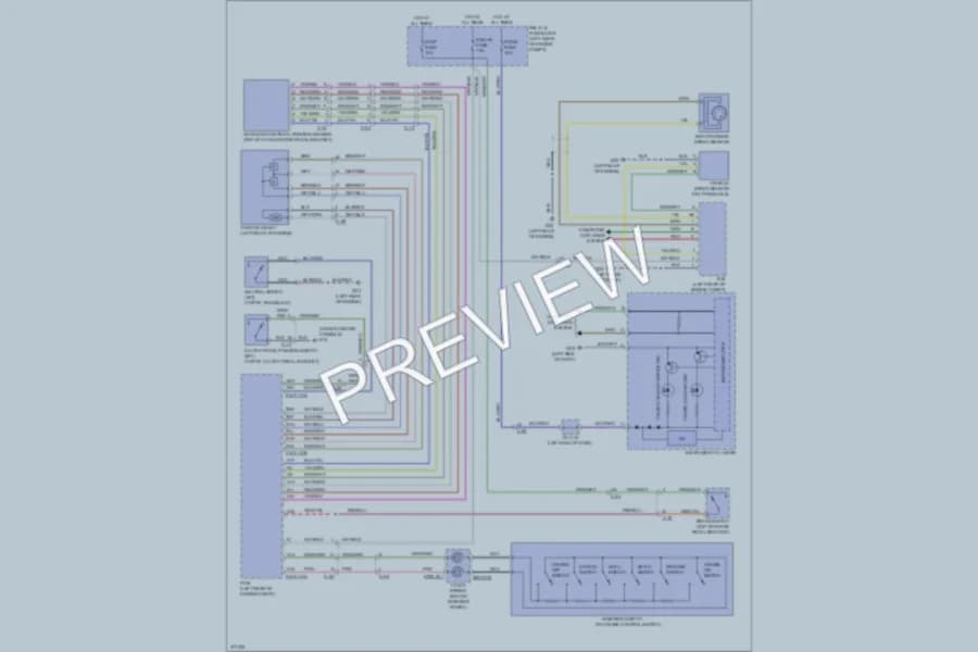 2012 Mazda 5 Cruise Control wiring diagram preview