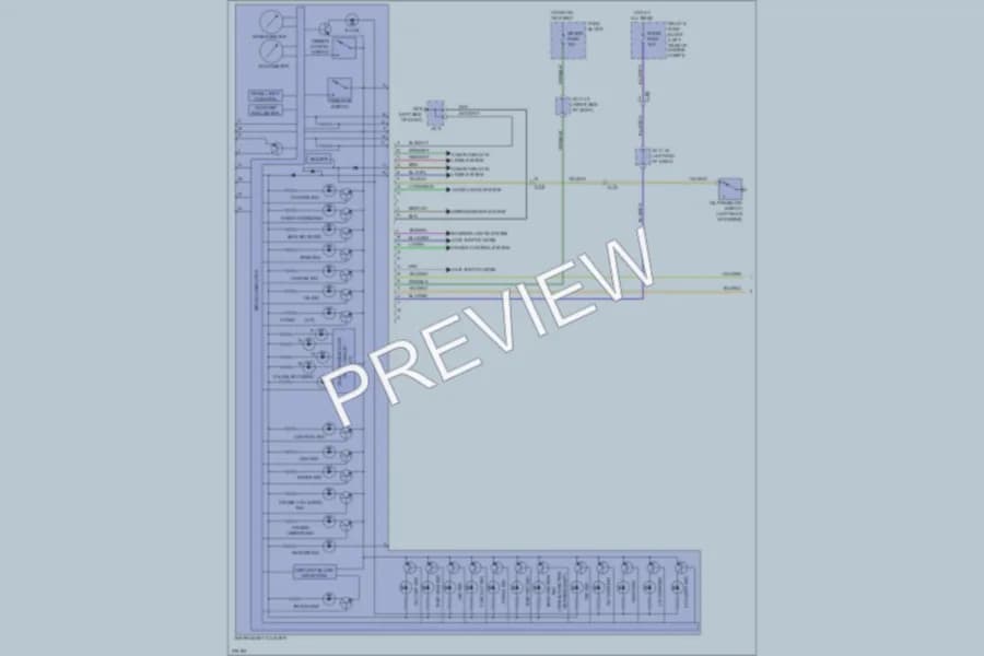 2012 Mazda 5 Instrument Cluster wiring diagram preview