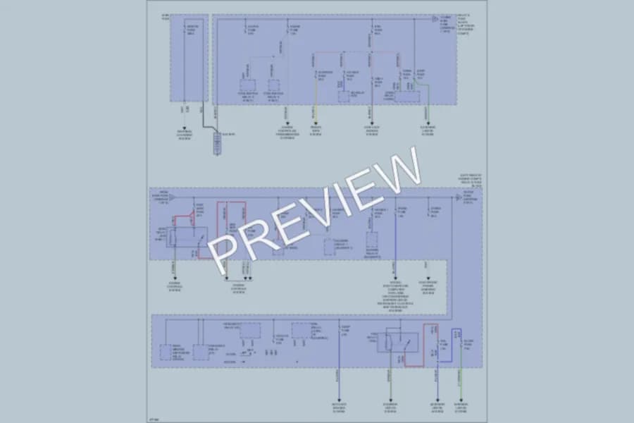 2012 Mazda 5 Power Distribution wiring diagram preview
