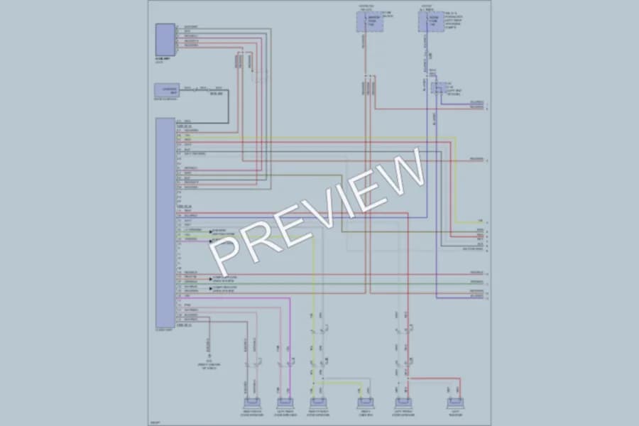 2012 Mazda 5 Radio wiring diagram preview