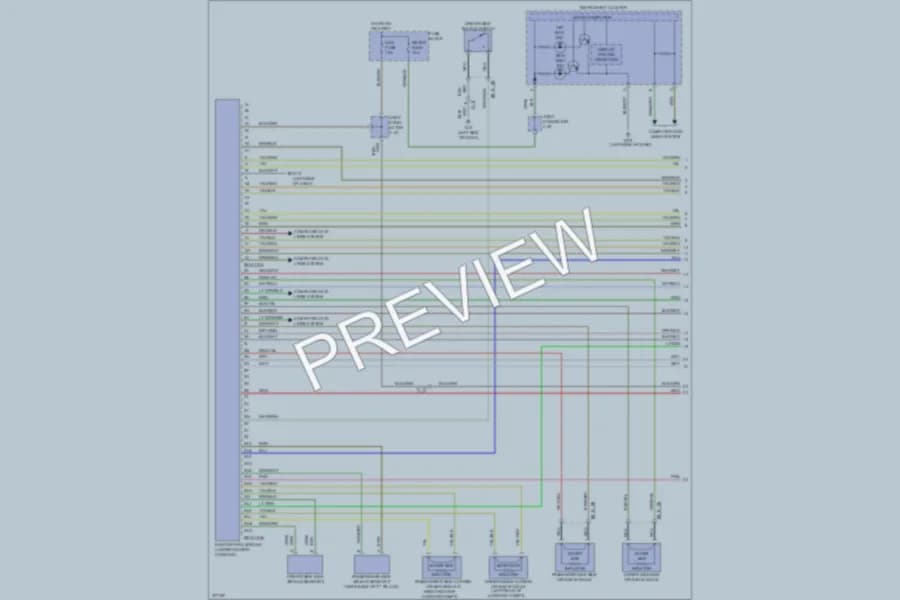 2012 Mazda 5 Supplemental Restraints wiring diagram preview