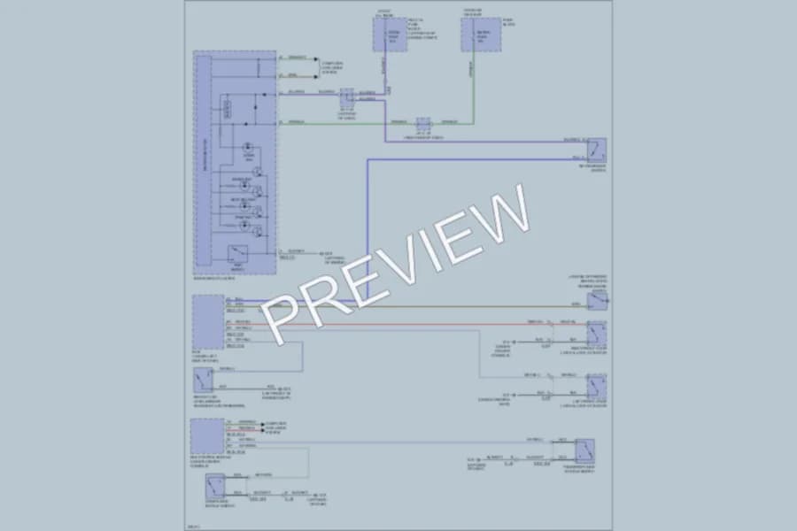 2012 Mazda 5 Warning Systems wiring diagram preview