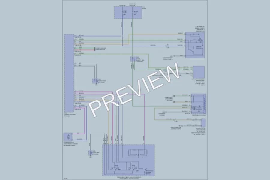 2012 Mazda 5 Wiper Washer wiring diagram preview