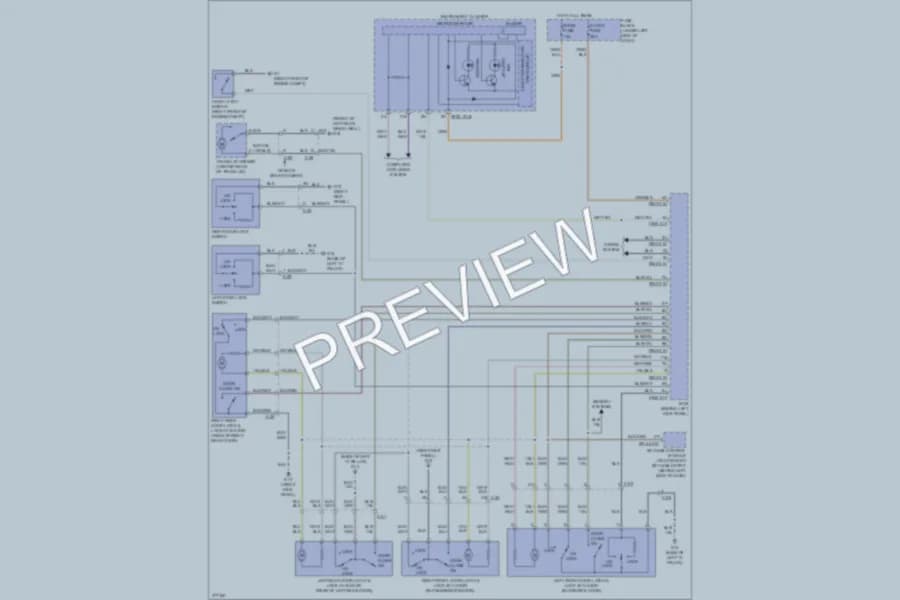 2012 Mazda 6 Anti Theft wiring diagram preview