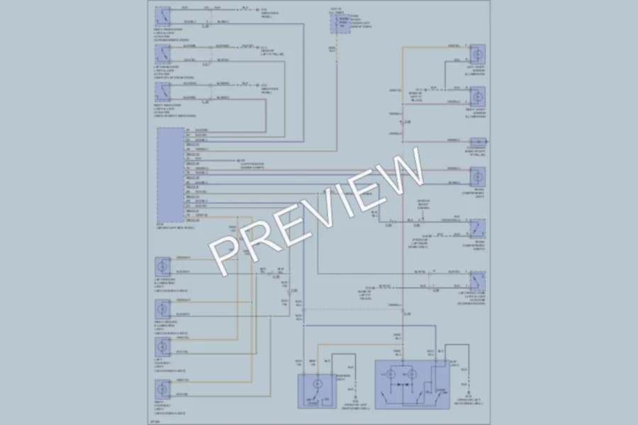 2012 Mazda 6 Interior Lights wiring diagram preview