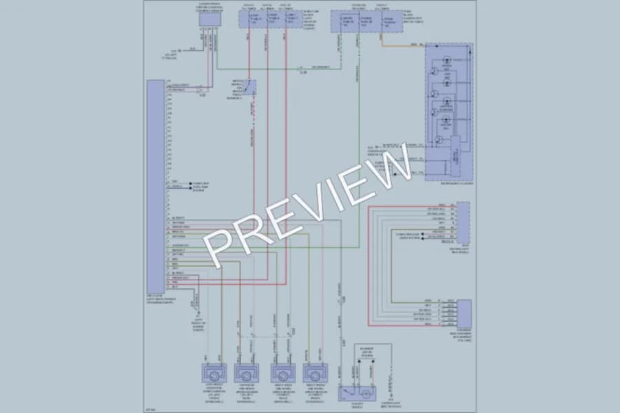 2012 Mazda CX7 Anti Lock Brakes wiring diagram preview