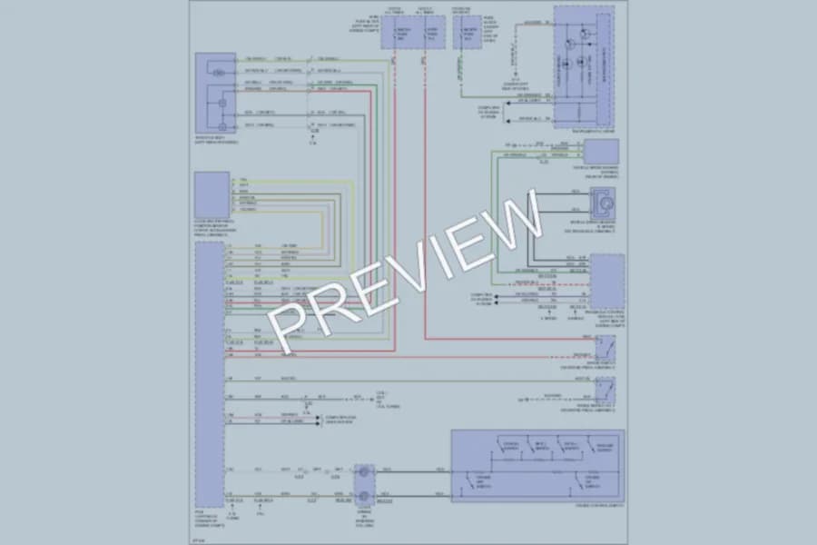 2012 Mazda CX7 Cruise Control wiring diagram preview