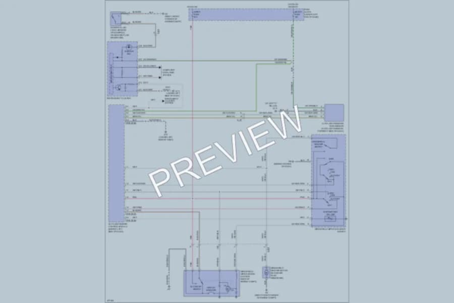 2012 Mazda CX7 Wiper Washer wiring diagram preview