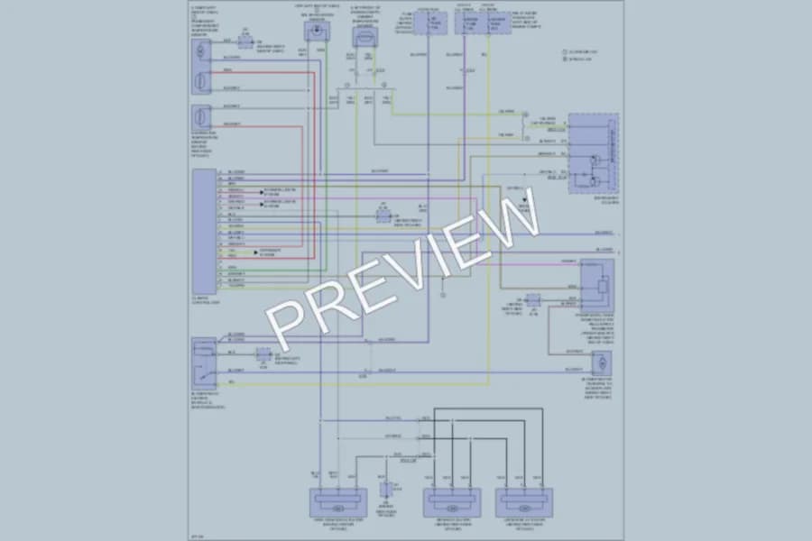 2012 Mazda MX5Miata Air Conditioning wiring diagram preview