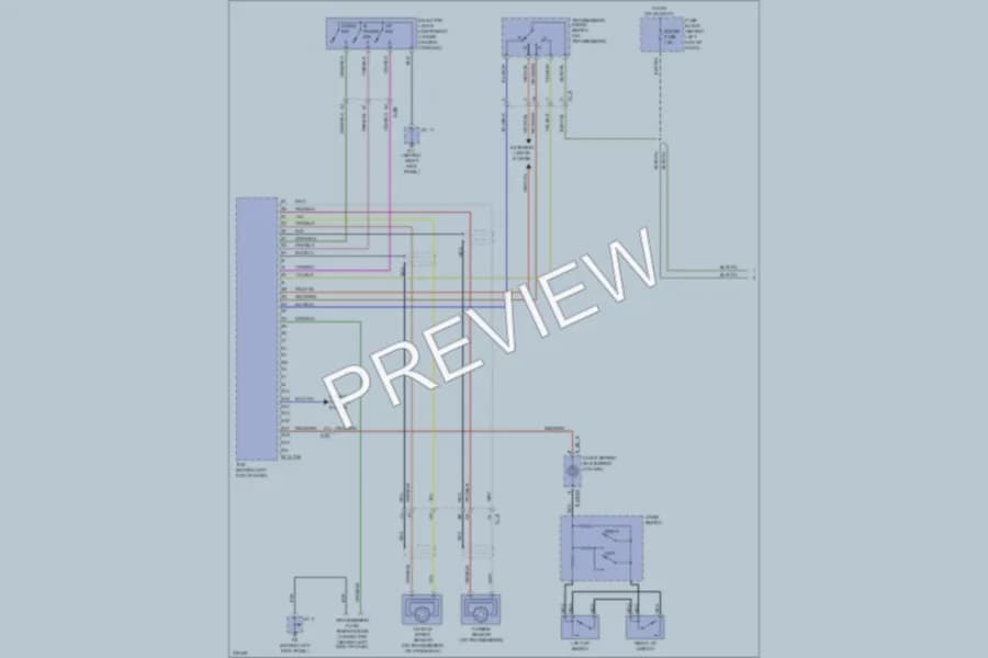 2012 Mazda MX5Miata Transmission wiring diagram preview