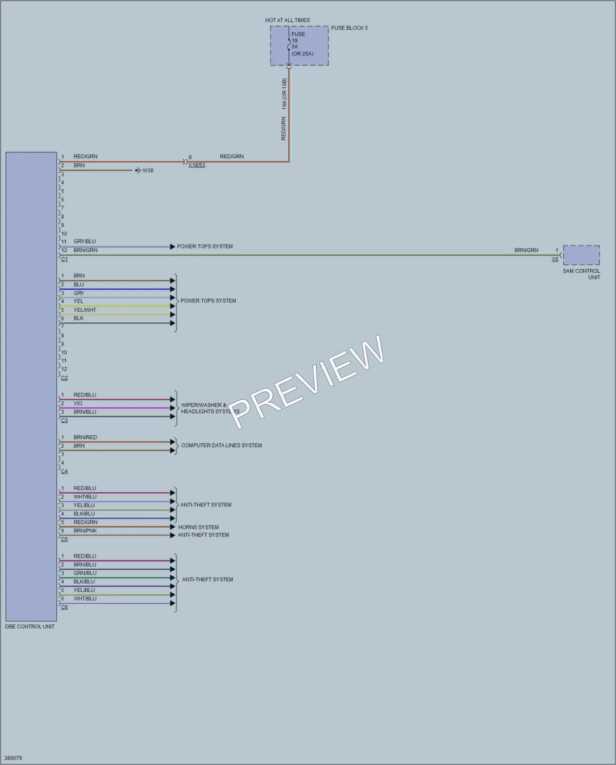 2012 MercedesBenz 2500Sprinter Body Control Modules wiring diagram preview
