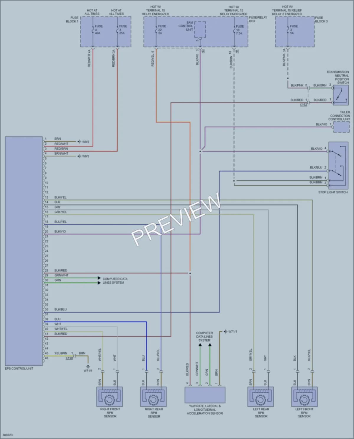 2012 MercedesBenz 3500Sprinter Anti Lock Brakes wiring diagram preview