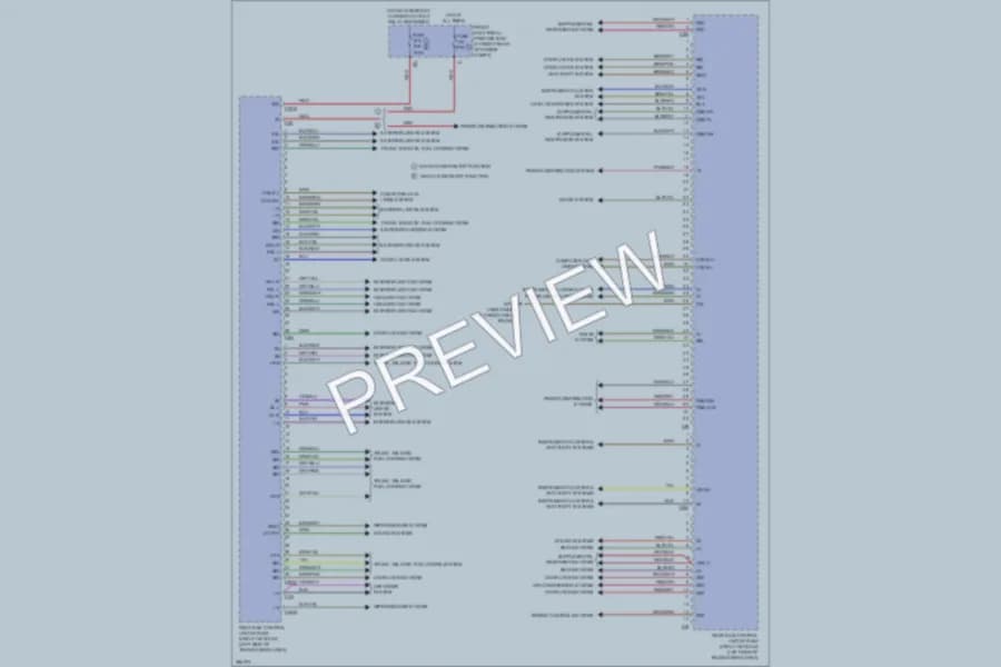 2012 MercedesBenz C250 Body Control Modules wiring diagram preview