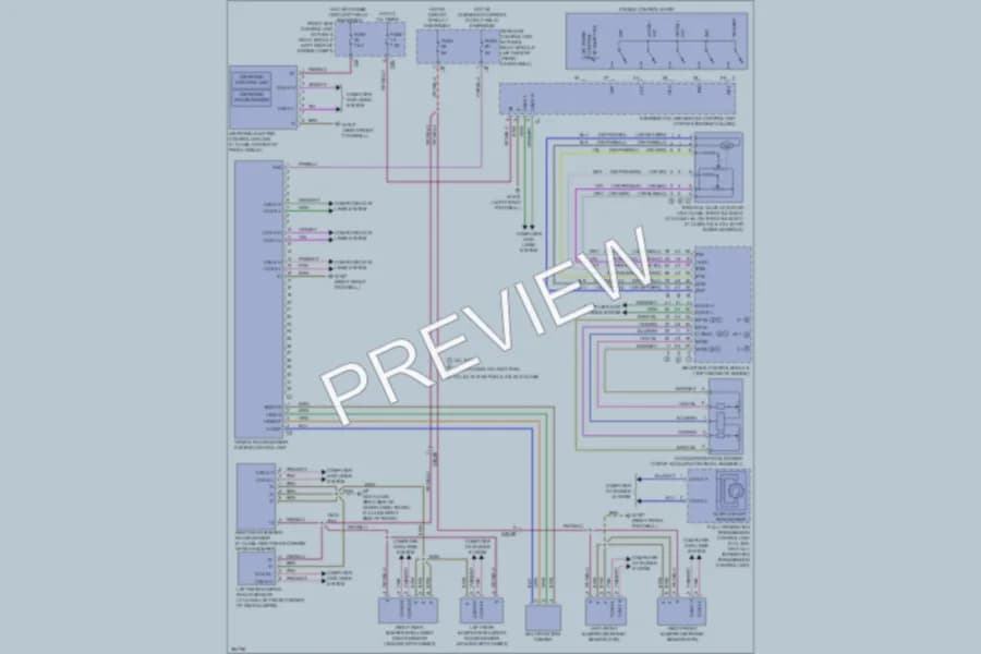 2012 MercedesBenz C250 Cruise Control wiring diagram preview