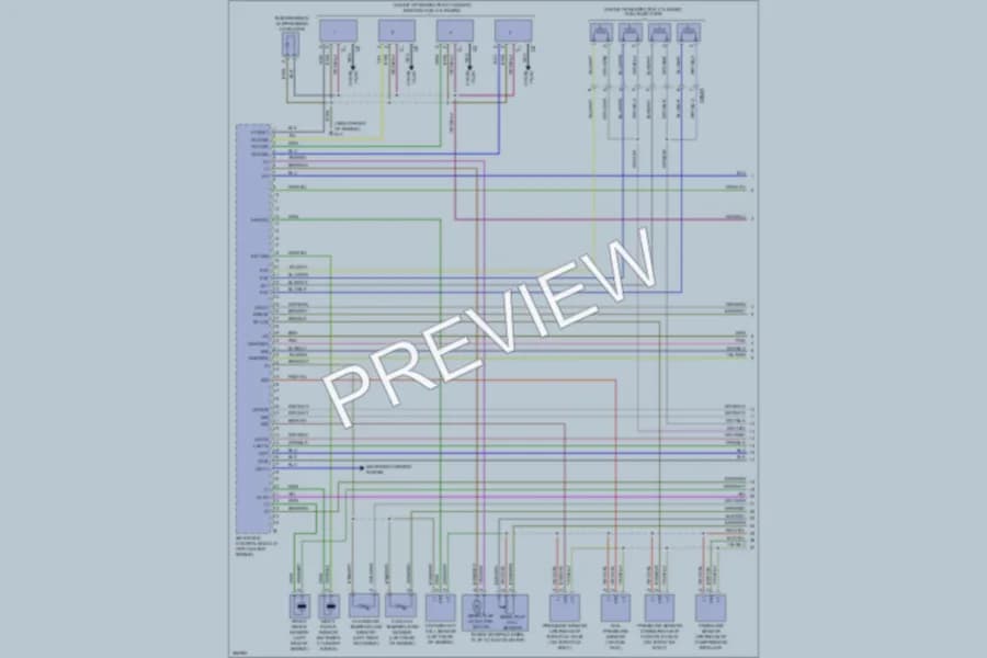 2012 MercedesBenz C250 Engine Performance wiring diagram preview