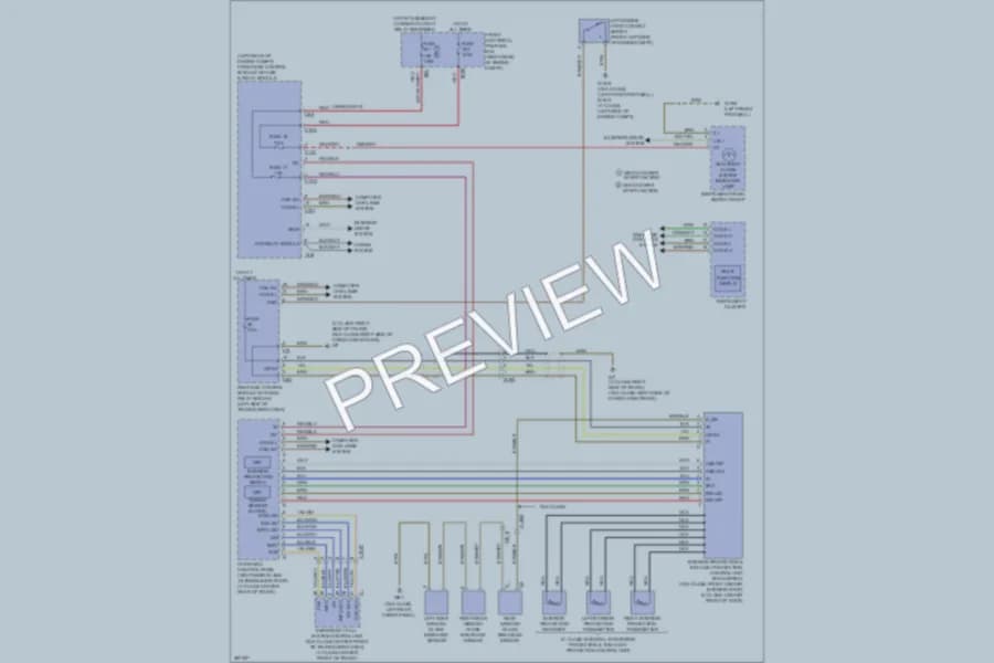 2012 MercedesBenz C300 Anti Theft wiring diagram preview