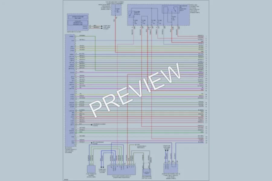 2012 MercedesBenz C300 Engine Performance wiring diagram preview