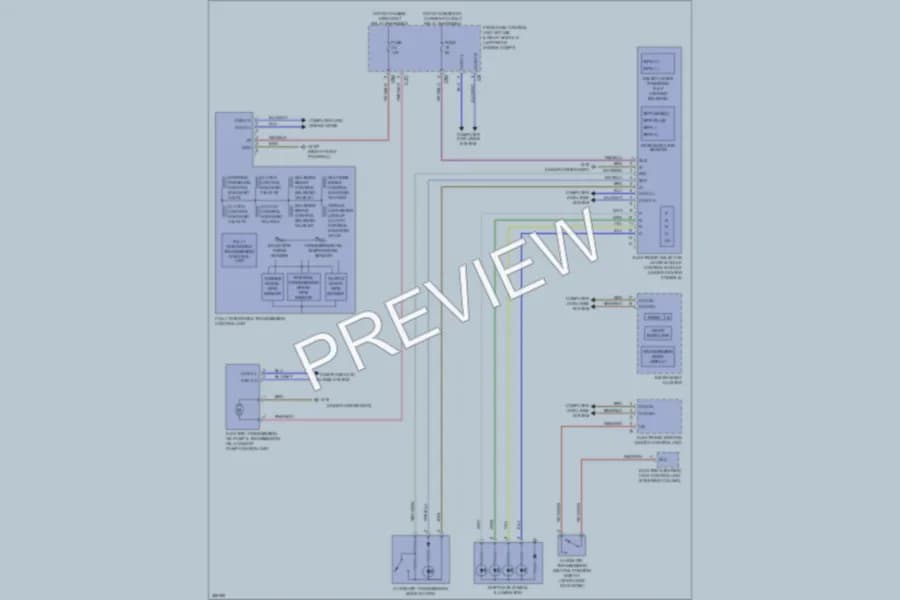 2012 MercedesBenz C350 Transmission wiring diagram preview