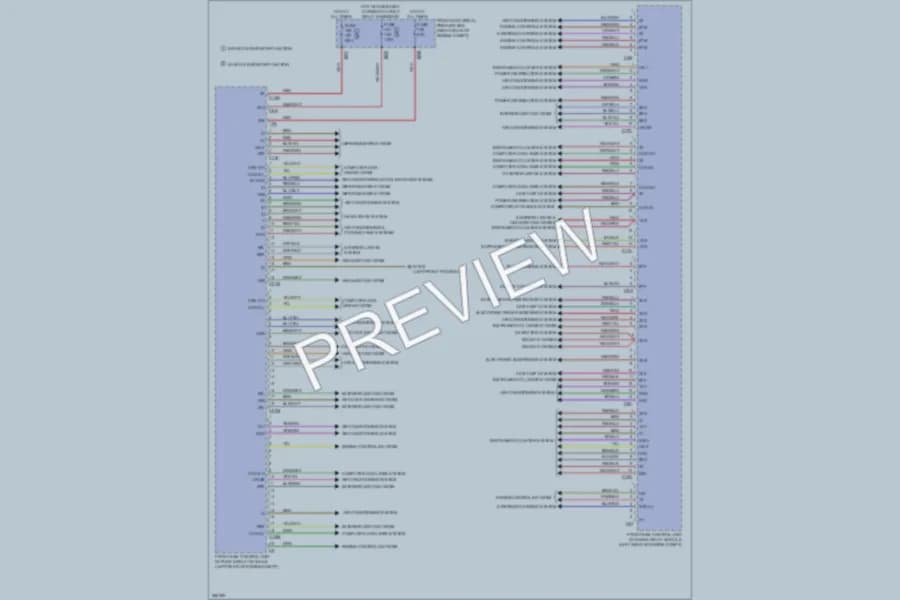 2012 MercedesBenz CLS550 Body Control Modules wiring diagram preview