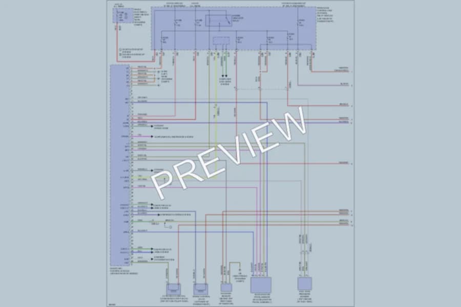 2012 MercedesBenz CLS550 Engine Performance wiring diagram preview