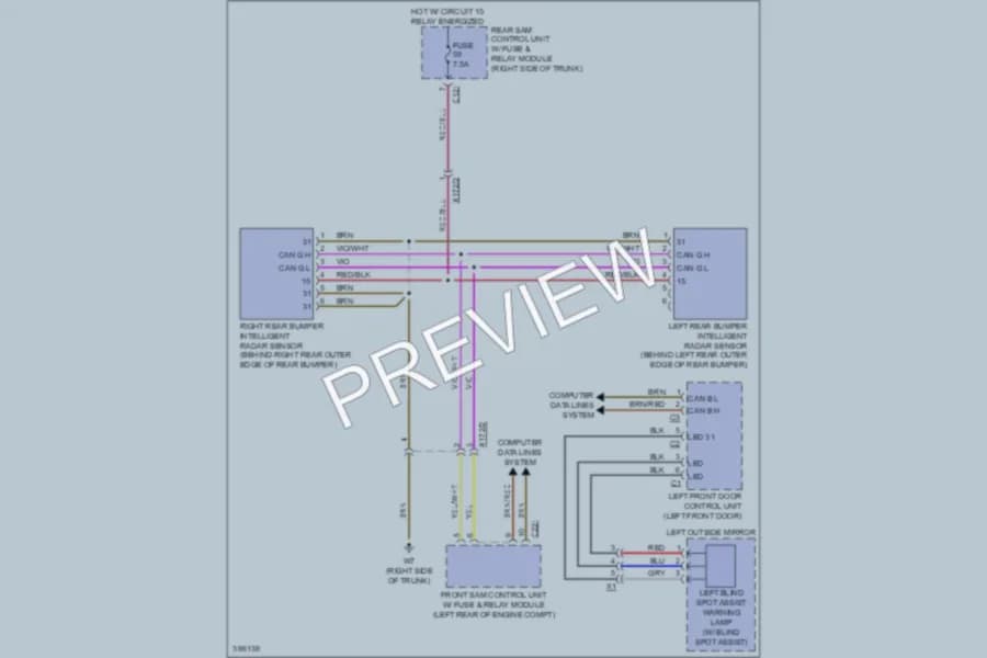 2012 MercedesBenz CLS550 Navigation wiring diagram preview
