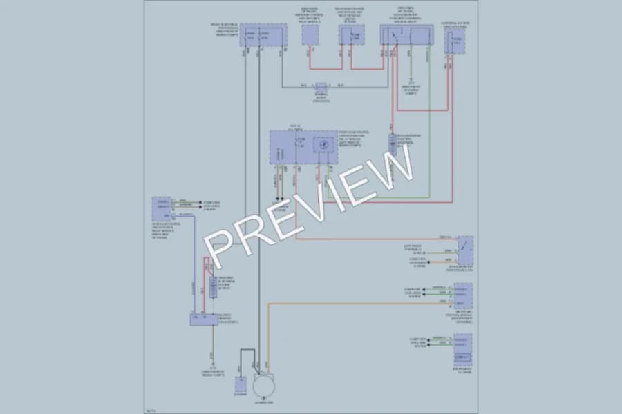 2012 MercedesBenz CLS550 Starting Charging wiring diagram preview