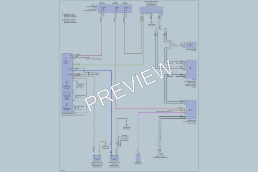 2012 MercedesBenz E350 Engine Accessories wiring diagram preview