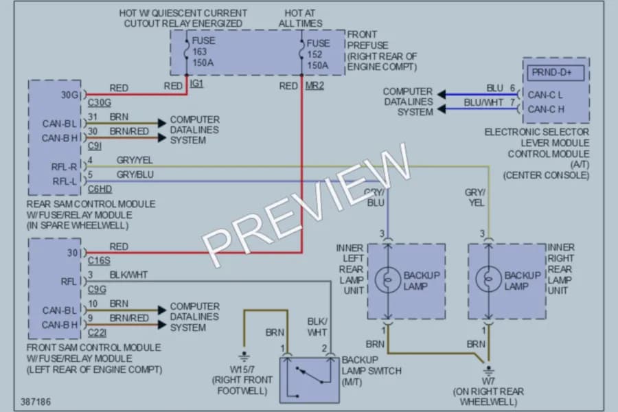 2012 MercedesBenz E350 Exterior Lights wiring diagram preview