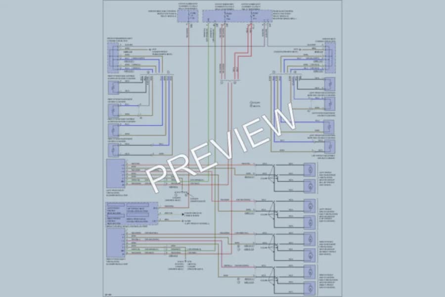 2012 MercedesBenz E350 Power Seats wiring diagram preview