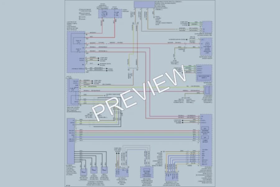 2012 MercedesBenz E350BLUETEC Anti Theft wiring diagram preview