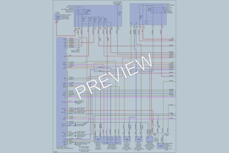 2012 MercedesBenz E350BLUETEC Engine Performance wiring diagram preview