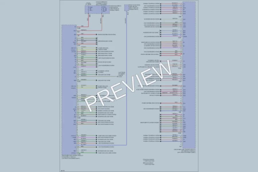 2012 MercedesBenz E550 Body Control Modules wiring diagram preview