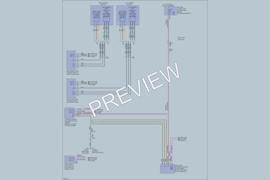 2012 MercedesBenz E550 Navigation wiring diagram preview