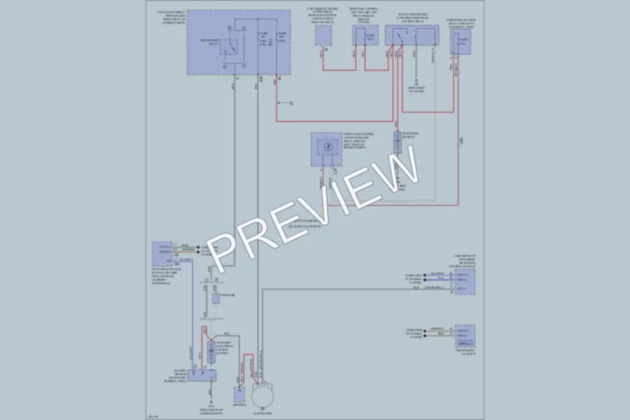 2012 MercedesBenz E550 Starting Charging wiring diagram preview
