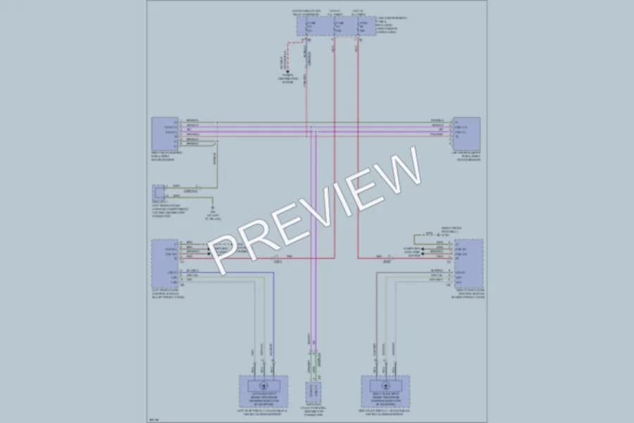 2012 MercedesBenz GL350BLUETEC Navigation wiring diagram preview