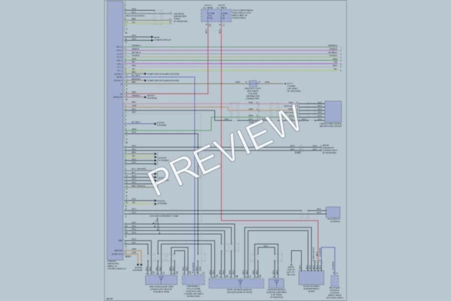 2012 MercedesBenz GL350BLUETEC Radio wiring diagram preview