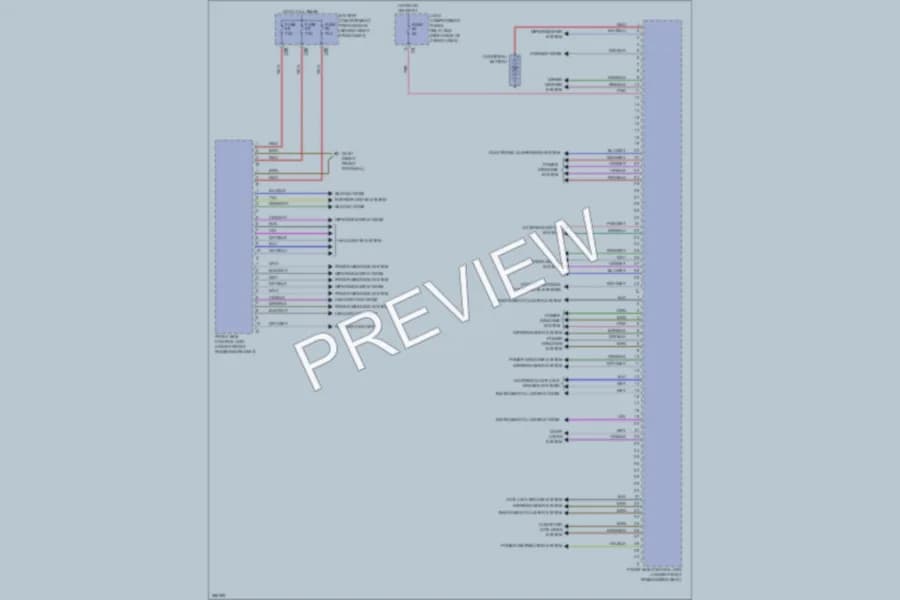 2012 MercedesBenz GL450 Body Control Modules wiring diagram preview