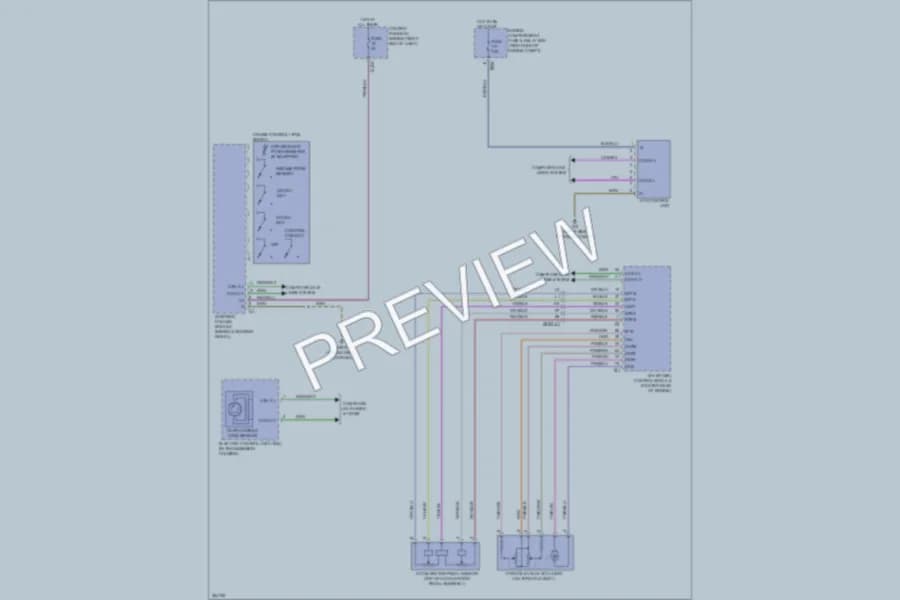 2012 MercedesBenz GL550 Cruise Control wiring diagram preview