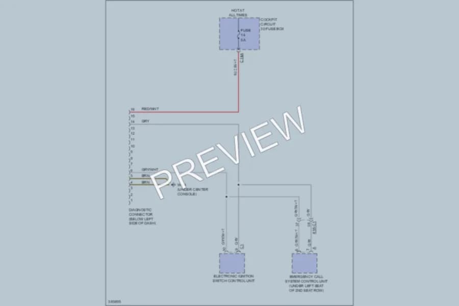 2012 MercedesBenz ML350 Computer Data Lines wiring diagram preview